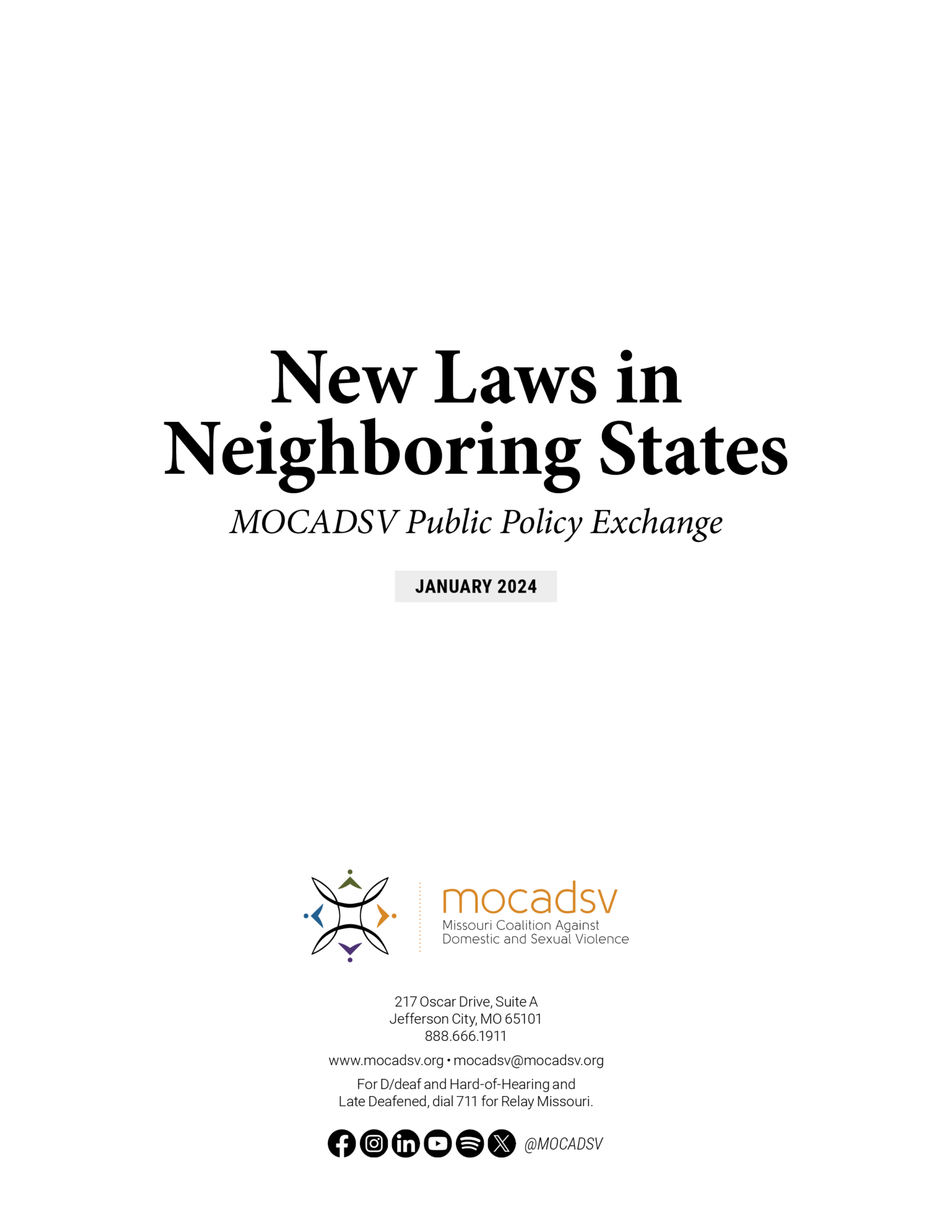 New Laws in Neighboring States Publication Cover